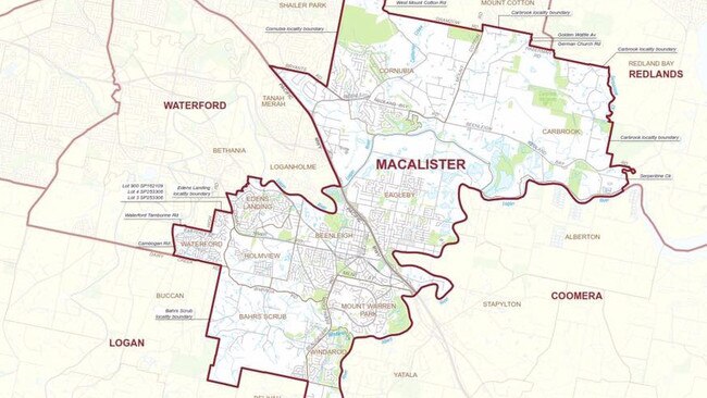 The state seat of Macalister which is currently held by the ALP’s Melissa McMahon and will be contested by the LNP’s Judi van Manen.