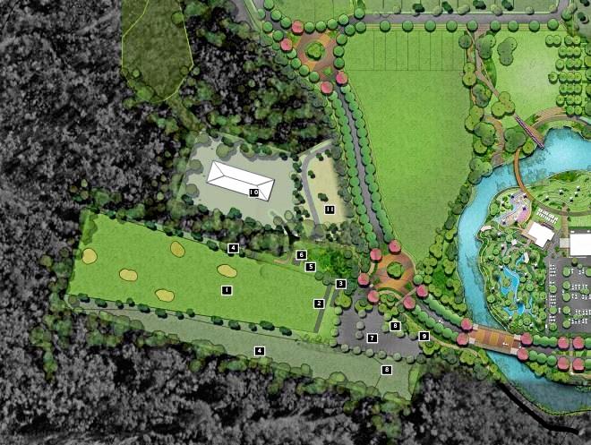 Plans for a new driving range at Pelican Waters Golf Club. Picture: Contributed