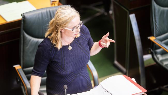 Deputy Labor leader Michelle O’Byrne has slammed the health management credentials of the two men vying for Tasmania’s top job. Picture: RICHARD JUPE