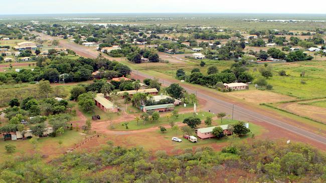 File - Aerial pic of Normanton. Pic Mark Cranitch