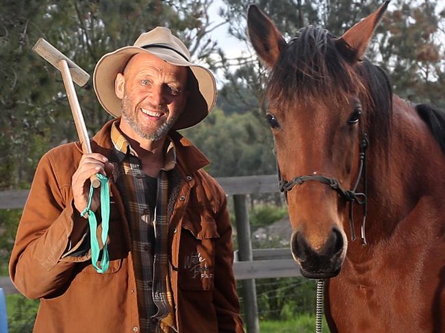 Pete Bland, natural horseman, Wattle Bank,   Picture Yuri Kouzmin