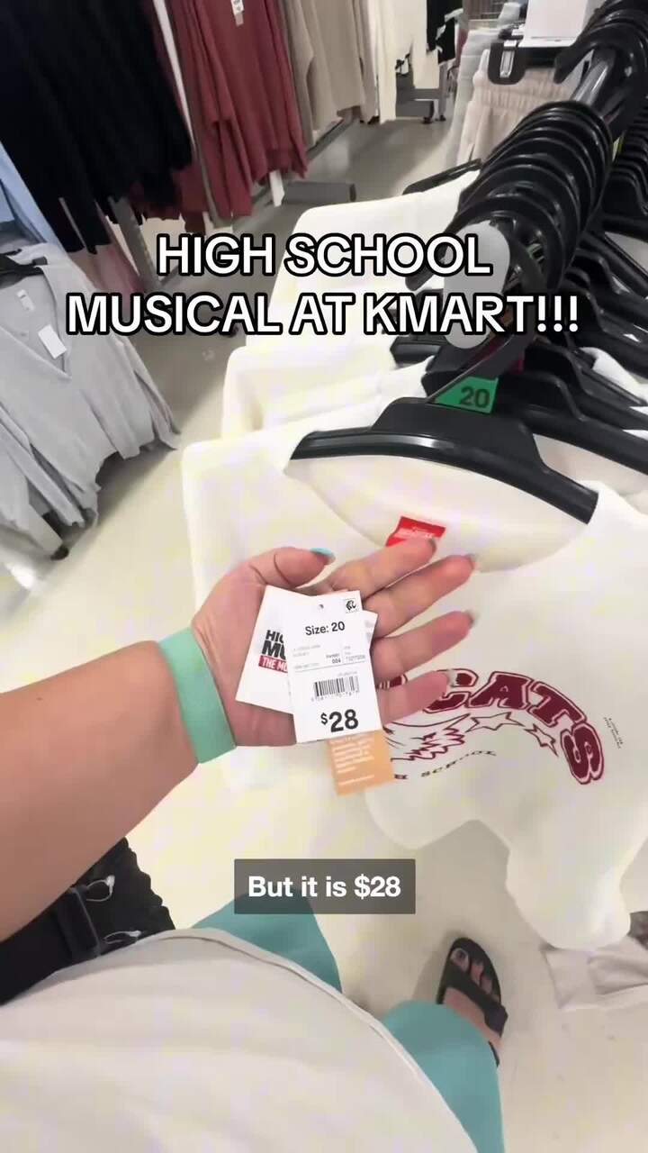 Kmart shoppers in awe at High School Musical merchandise