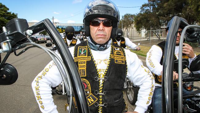 Jay Malkoun was Comanchero bikie boss president before going overseas in 2013.