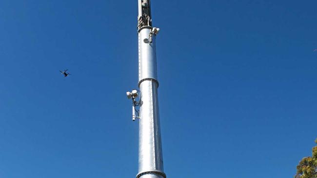 4GX Telstra tower Sapphire, Korora.02 AUG 2017. Picture: Trevor Veale