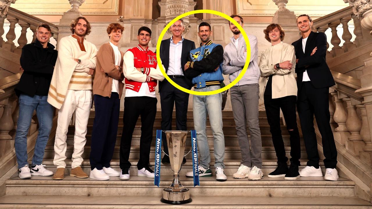 Tennis 2023: ATP Tour finals photo, world laughing at Novak Djokovic detail