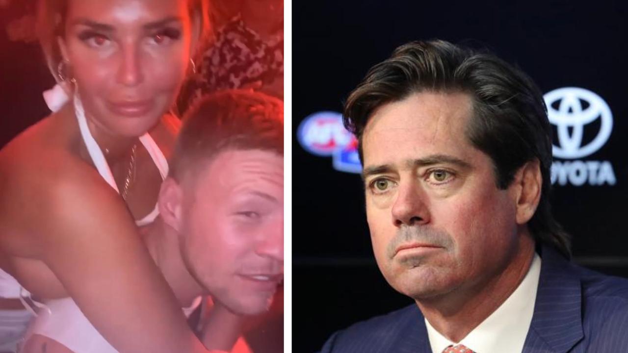 Gillon McLachlan has weighed in on the De Goey drama. Photo: Getty Images and Instagram