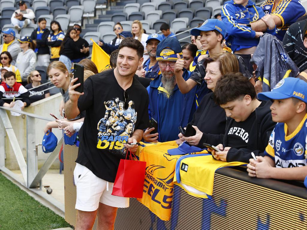 Mitchell Moses led the competition in try assists and was key to their grand final run. Picture: Richard Dobson.