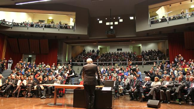 2011 Sir James Plimsoll lecture delivered by Foreign Minister Kevin Rudd at the University of Tasmania (UTAS) Stanley Burbury Theatre