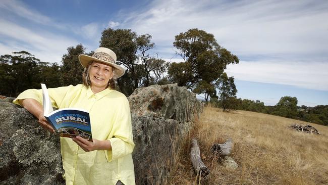 Kerry Anderson with her new book Australian Rural Entrepreneurs. Picture: Yuri Kouzmin