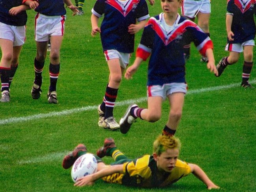 It was obvious from Matt Dufty’s Penshurst Junior Rugby League days that he was going to be a force in the NRL. Picture: Supplied