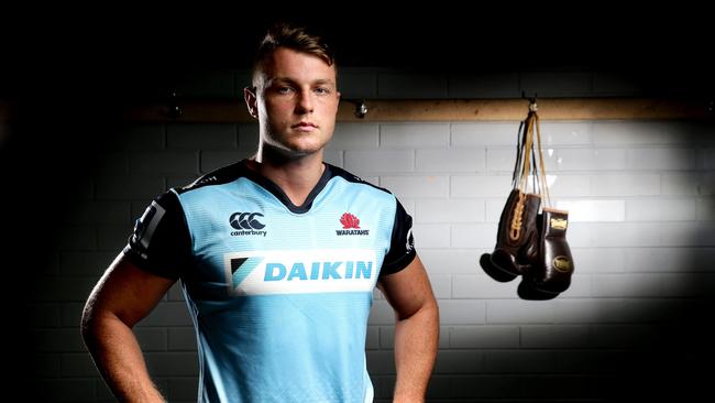 FOR SUNDAY TELEGRAPH - Jack Dempsey, 21, will be a shock starting selection for NSW Waratahs against Queensland. The backrower, who was named after legendary 1920s heavyweight boxing champion Jack Dempsey.Picture Gregg Porteous