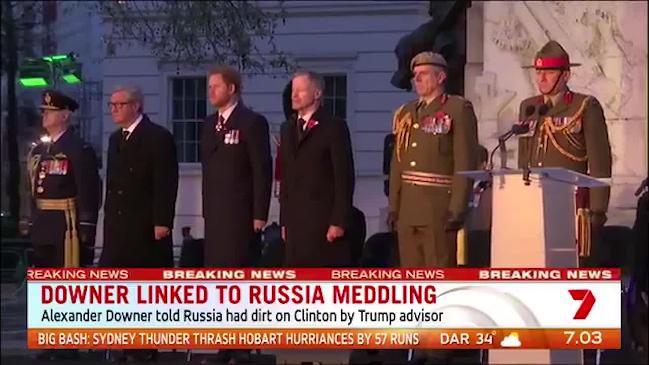 Alexander Downer linked to Russia meddling