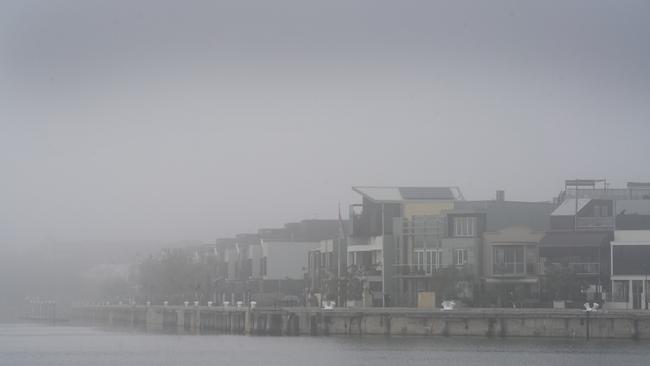 Houses on the waterfront at Port Adelaide. Picture: Dean Martin