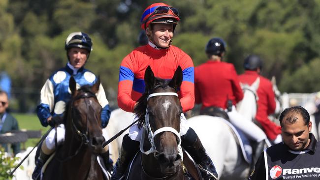 James McDonald has stayed loyal to Verry Elleegant for Saturday’s Queen Elizabeth Stakes. Picture: Getty Images