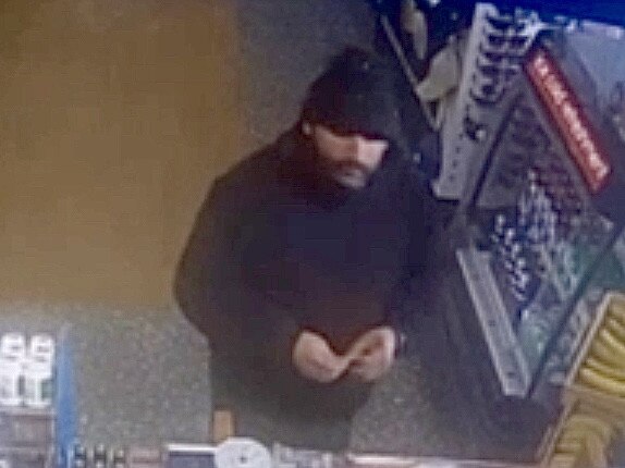 Escapee Daniel Briffa was caught on CCTV at an Alfredton convenience store following his escape from Langi Kal Kal Correctional Centre. Picture: Victoria Police