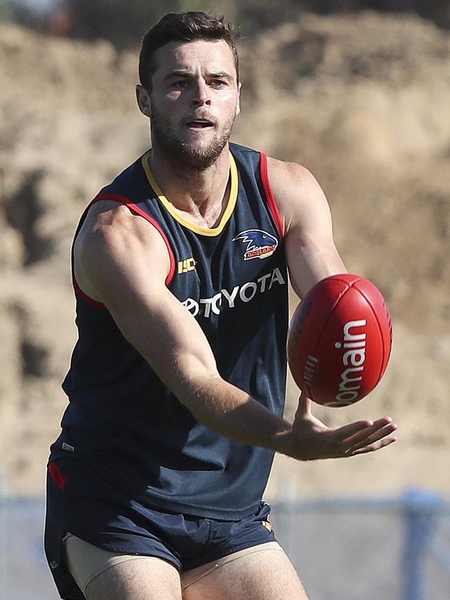 Midfielder Brad Crouch is hot SuperCoach property. Picture: Sarah Reed