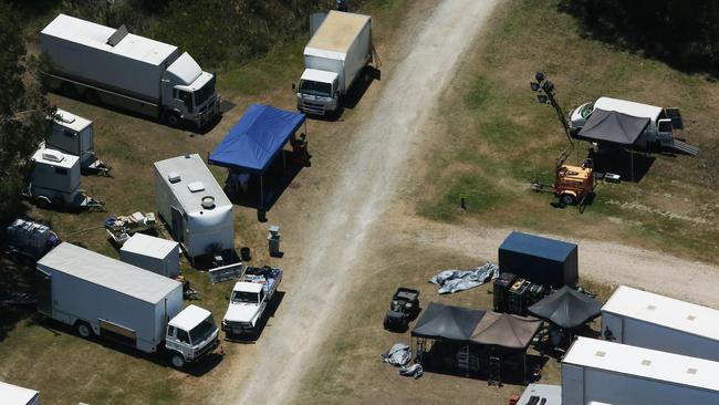 The Coombabah site of the new King Kong movie film set being filmed on the Gold Coast. Picture by Scott Fletcher