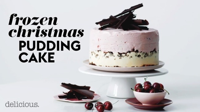 Frozen Christmas pudding cake recipe