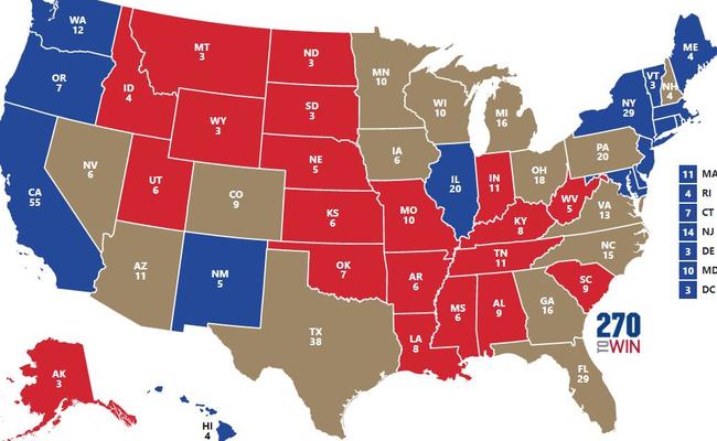 US election 2020 predictions by state, polls: Who is winning between ...