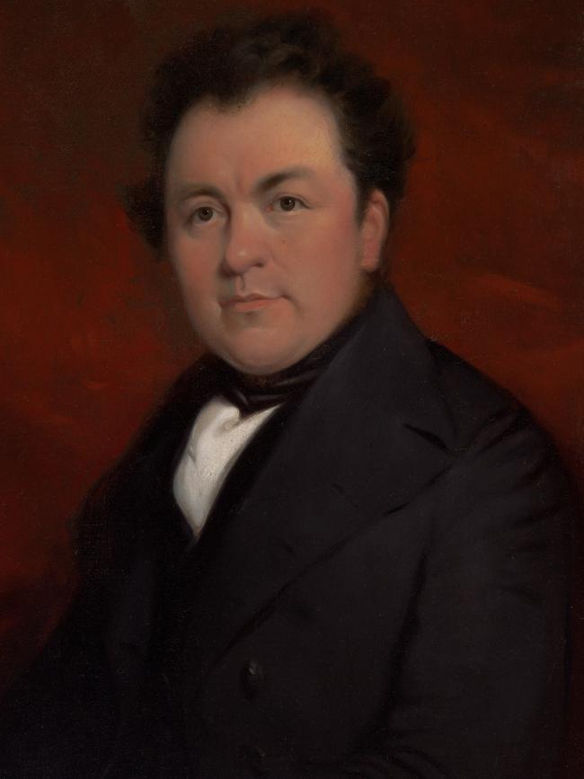 A portrait of Hobart silversmith David Barclay by Thomas Bock, believed to be one of nine works the NGA purchased from John Wayne Millwood in 2009.