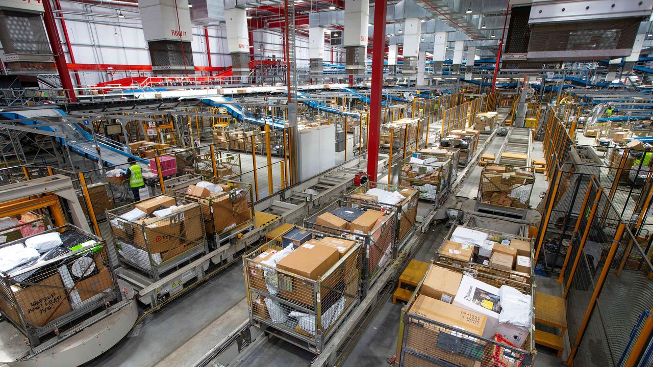 Parcels are now the major part of Australia Post’s business. Picture: Mark Stewart