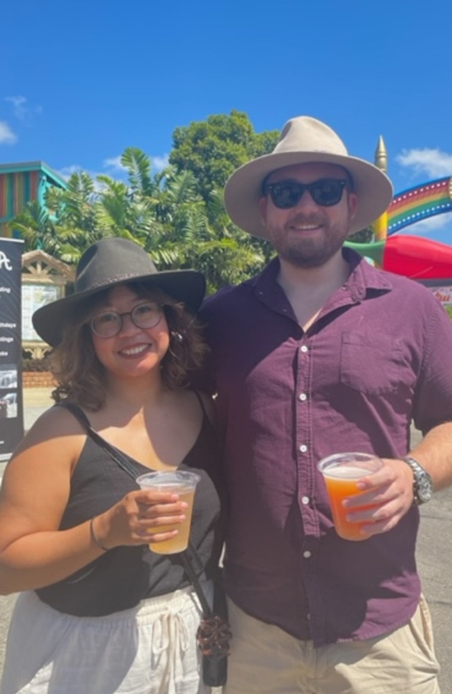 Eirene Patty and Beau Isaacson at the Chilli festival 2023.