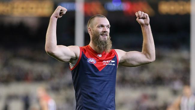 Max Gawn has been one of the big improvers under Paul Roos. Picture: Wayne Ludbey