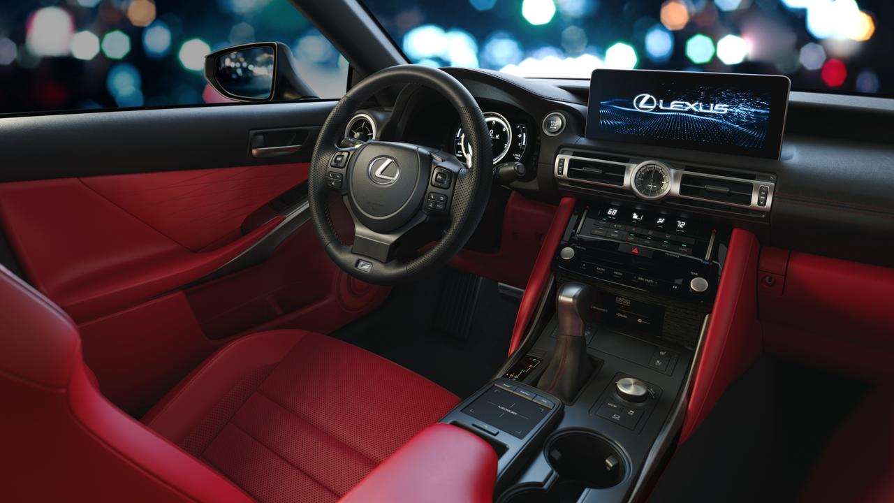 Lexus has retained its touchpad controls.