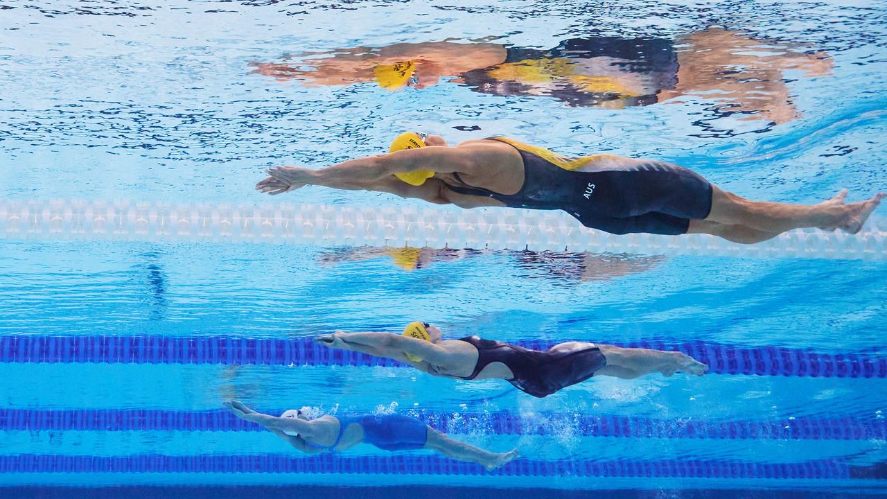 The pool is only 2.15m deep. Picture: Maddie Meyer/Getty Images