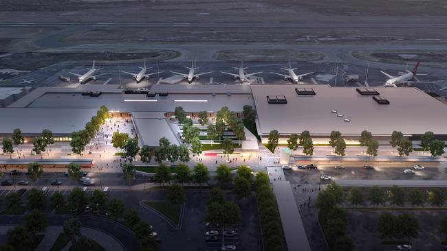 Hobart Airport has announced plans for a doubling of size of its terminal as the centrepiece of its 20 year vision for Tasmania's key gateway. Picture: supplied