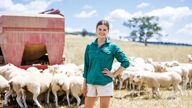 Sophie Angus ditched Sydney to become supply chain manager at LAMBPRO. She was one of many young graduates who this year made their mark and helped fill ag’s skills shortage. Picture: Aaron Francis