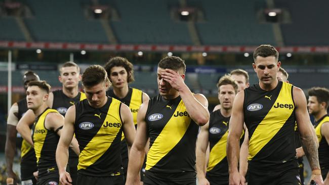 Richmond is ranked dead last for clearance differential. Picture: Darrian Traynor/Getty Images