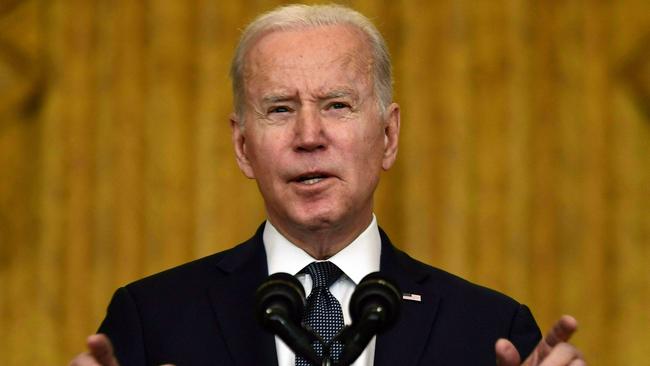 US President Joe Biden has reiterated warnings to Russia if it invades Ukraine. Picture: Getty Images.