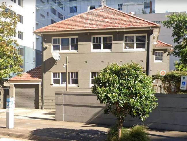 The Le Petite Aroma brothel at Chatswood where James Douglas Olsson filmed a prostitute having sex with him. Picture: Google