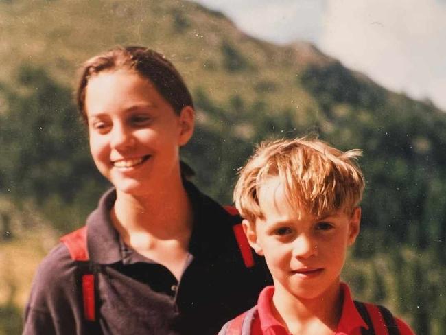 Kate Middleton's younger brother James shared a rare picture of the Princess at a young age following her cancer announcement. Picture: Instagram /jmidy