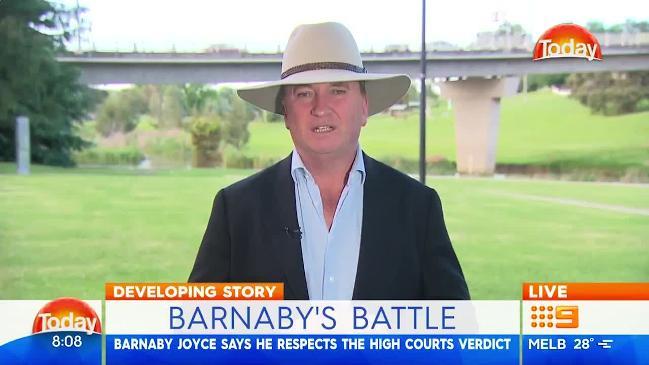 Barnaby Joyce explains why he didn't step aside during the citizenship saga