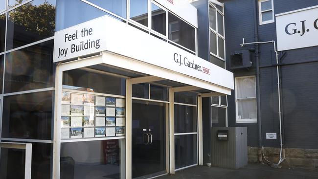 The office of GJ Gardner Homes on Sandy Bay Road in Battery Point that is now closed. GJ Gardner Hobart goes into liquidation. Picture: Nikki Davis-Jones