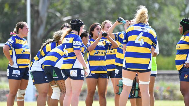 Women's Rugby between Easts and UQ. Saturday April 22, 2023. Picture, John Gass