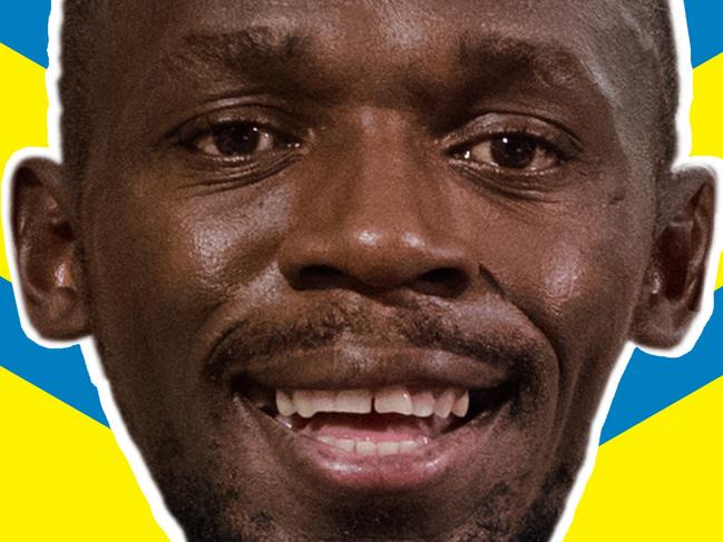 Usain Bolt Mask graphic for Central coast Express Advocate only.