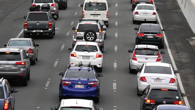 The Pacific Motorway at Eight Mile Plains is a congestion hotspot. File picture: Darren England