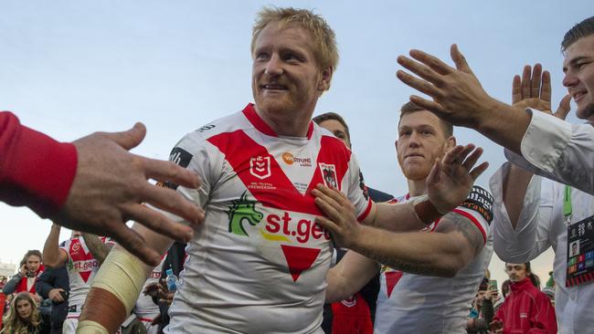 James Graham is set to bring up his 50th international cap on the tour. Picture: AAP Image/Steve Christo