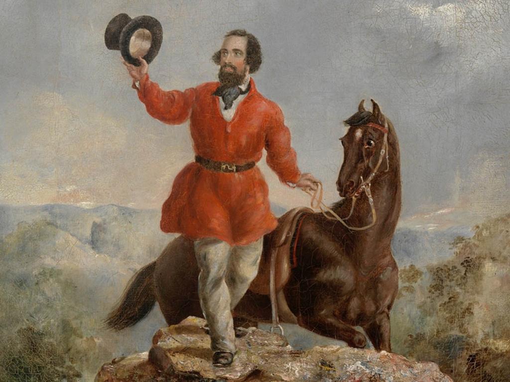 History. A portrait of Edward Hargraves painted by T.T. Balcombe June 1851. Must credit State Library of N