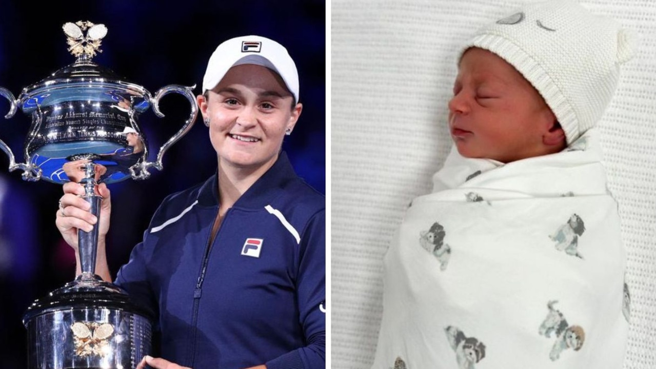 Ash Barty has had her first child.