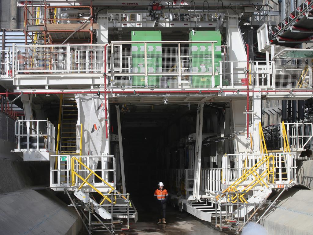 A tunnel at The North East Link project. Picture: David Crosling