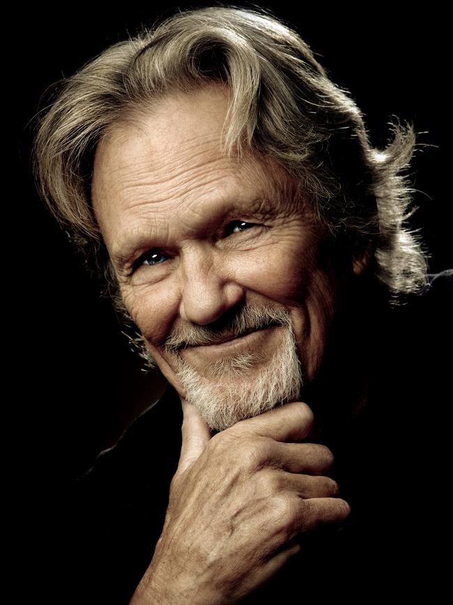 American singer Kris Kristofferson.