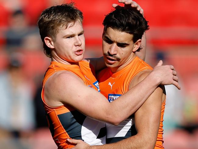 Bedford was one of the Giants’ best in their win over Gold Coast. Picture: Dylan Burns/AFL Photos via Getty Images