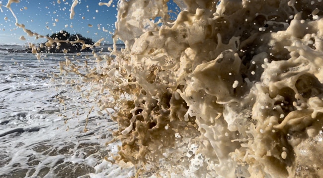 Big surf eroding Sunshine Coast beaches