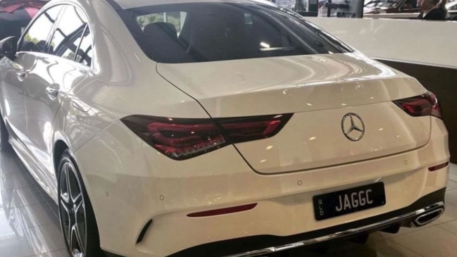 The Mercedes owned by Gold Coast jockey Jag Guthmann-Chester.