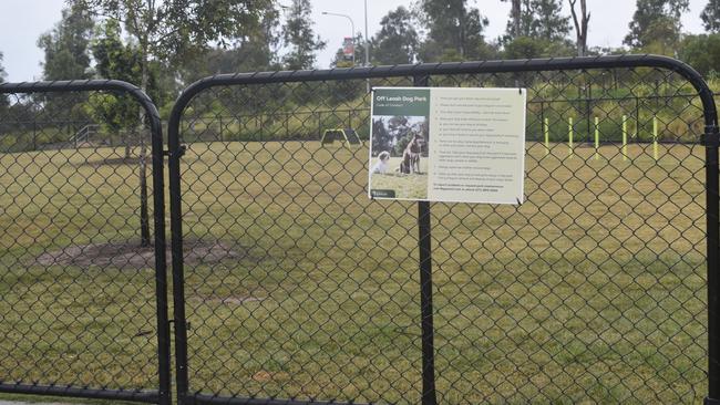 Three animal tongues were found nailed to pieces of timber in the Pebbles Park off-leash dog area in Ripley on July 2. Ipswich City Council is awaiting test results to confirm the species.