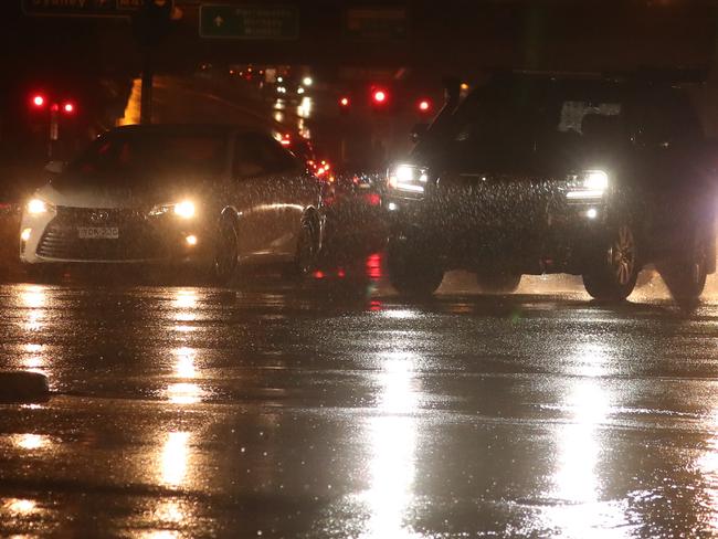 Daily telegraph March 29/22. Rain  has closed some roads in SydneyÃ¢â¬â¢s north and caused minor puddles in other parts of Sydney . Parramatta rd Granville is slow in parts .